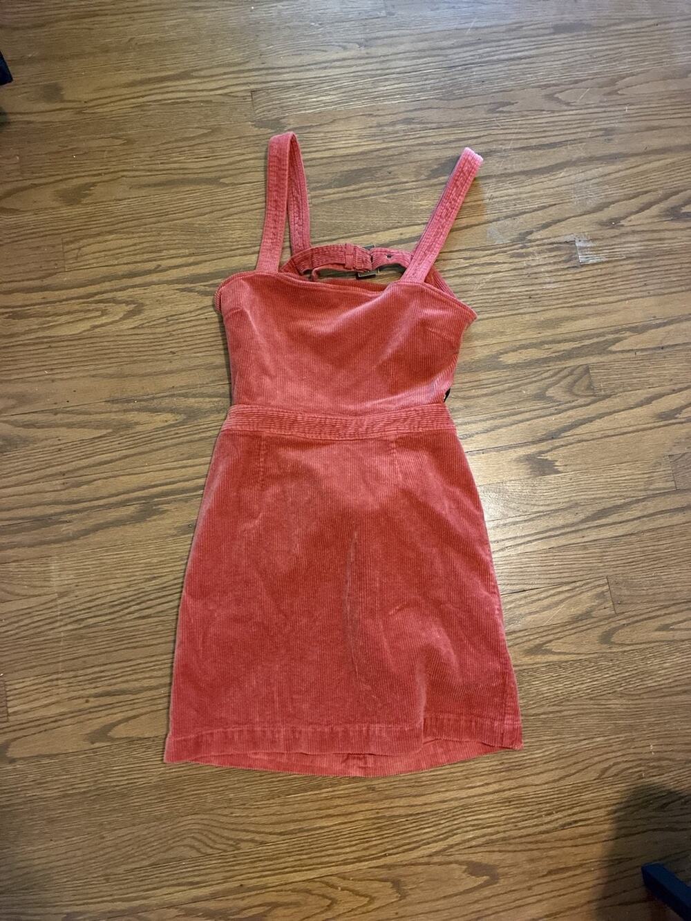 Forever 21 Woven Dress - SH Womens L Pink Sleeveless Cutout NWT Cut Out